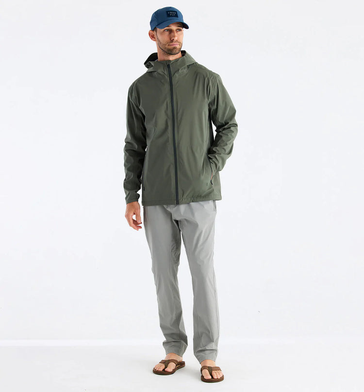 Men's Cloudshield Rain Jacket - Dark Olive