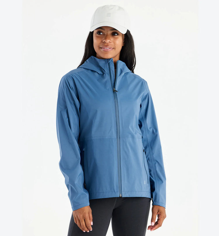 Women's Cloudshield Rain Jacket - Heron Blue