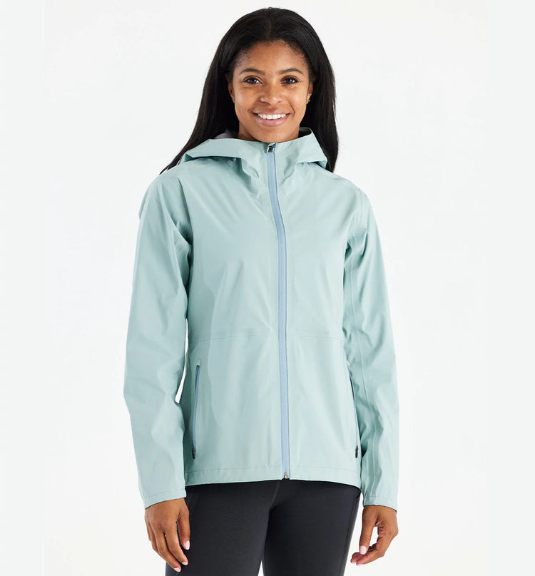 Women's Cloudshield Rain Jacket - Ocean Mist