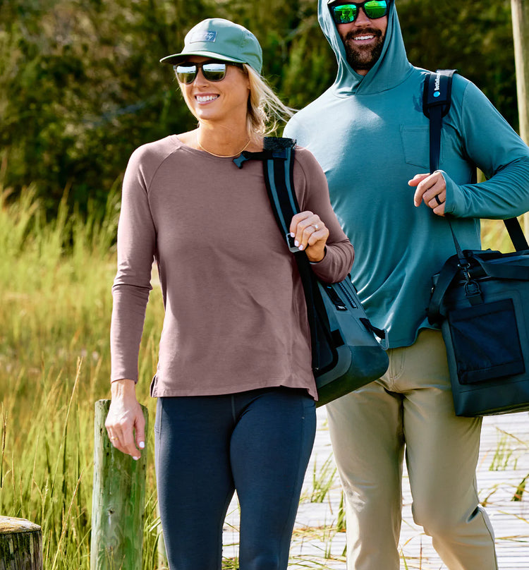 Women's Bamboo Everyday Flex Long Sleeve - Dark Sage