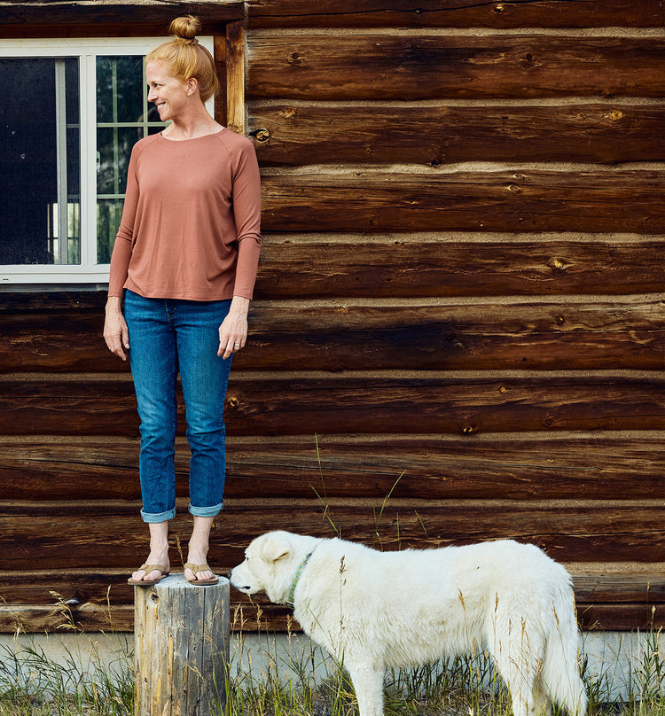 Women's Bamboo Everyday Flex Long Sleeve - Umber