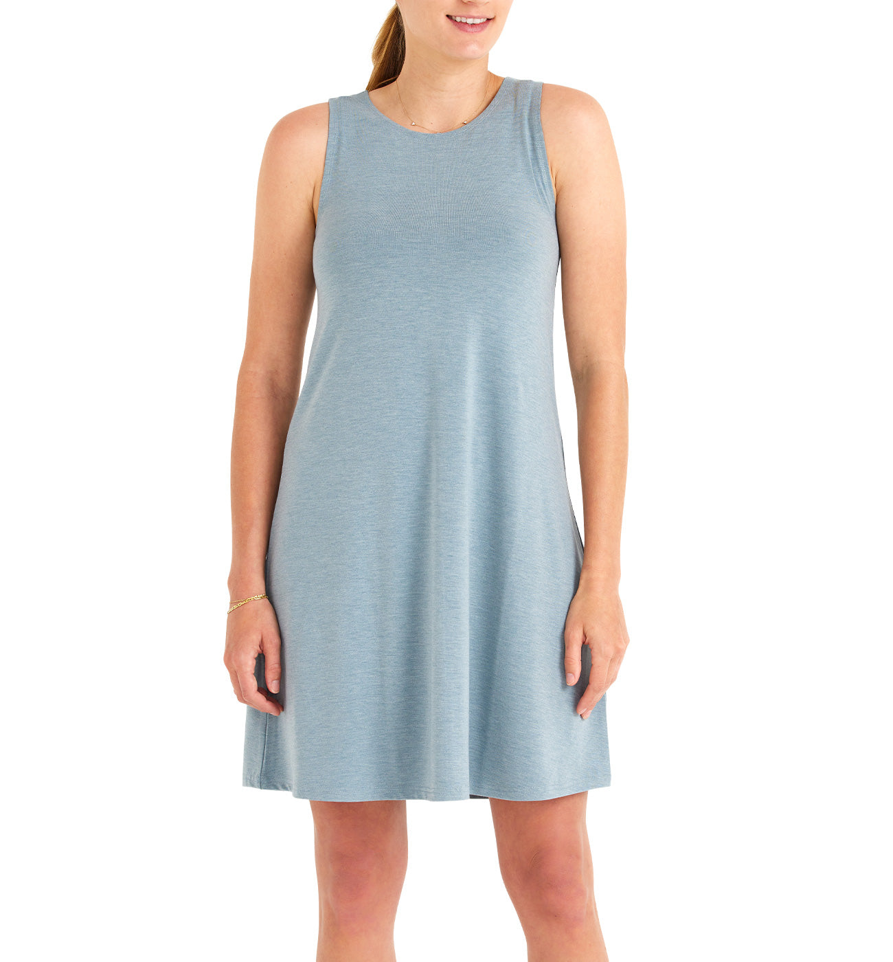 Flex Dress - Sleeveless Shirt Dress