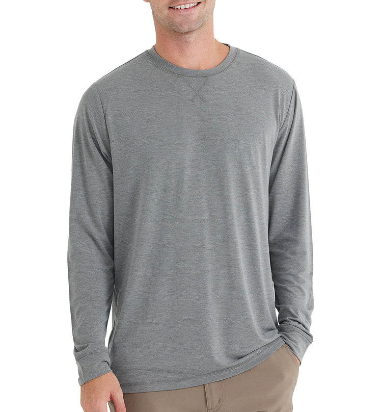 Men's Bamboo Flex Long Sleeve - Heather Graphite