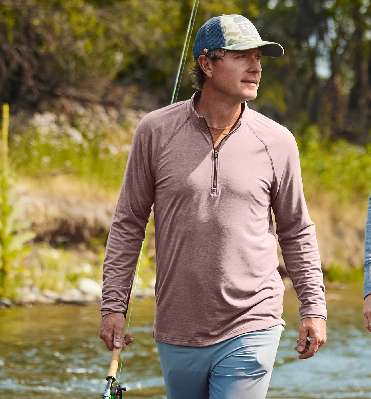 Under armour men's top tech stripe quarter zip