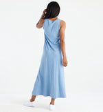 Women's Bamboo Heritage Midi Dress - Heather Azul