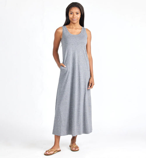 Women's Bamboo Heritage Midi Dress - Heather Flint