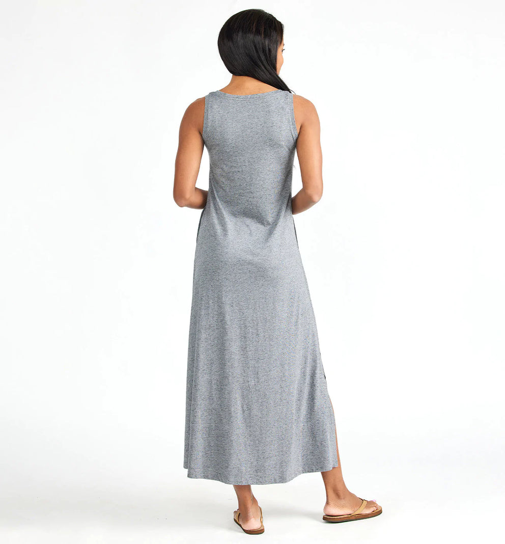 Women's Bamboo Heritage Midi Dress - Heather Flint