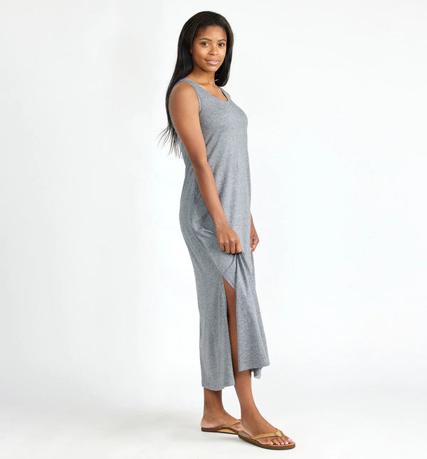 Women's Bamboo Heritage Midi Dress - Heather Flint