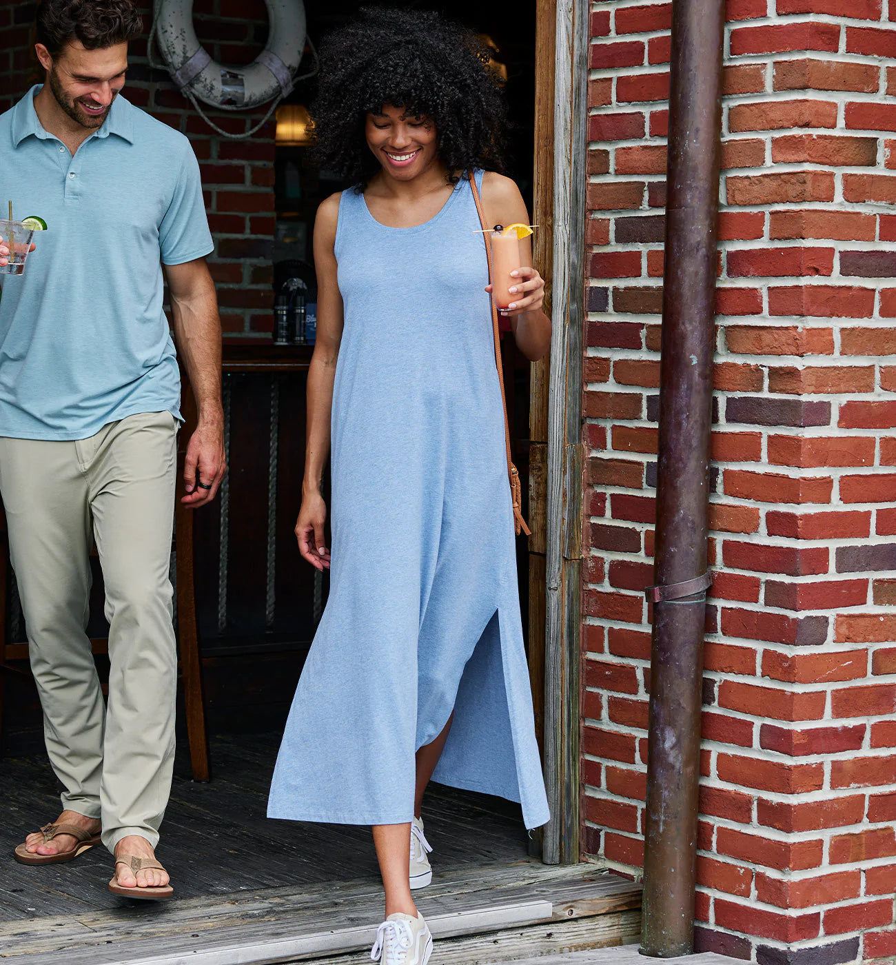 Women's Bamboo Heritage Midi Dress - Heather Flint