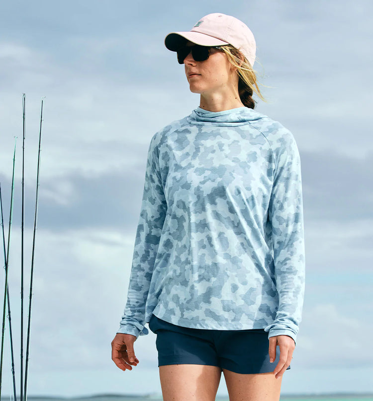 Women's Bamboo Lightweight Hoodie II - Bright Clay