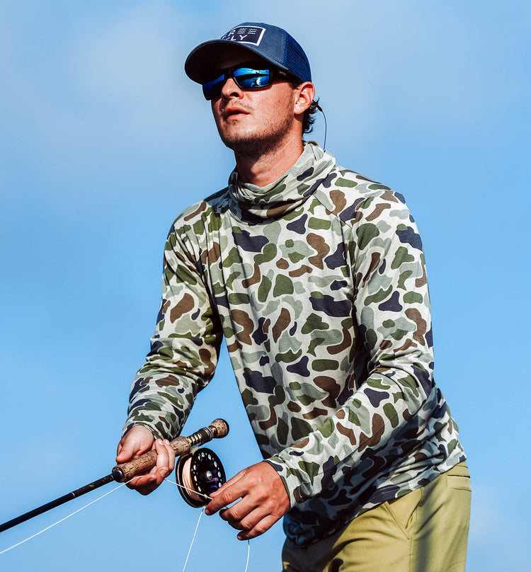 Men's Bamboo Lightweight Long Sleeve - Camo