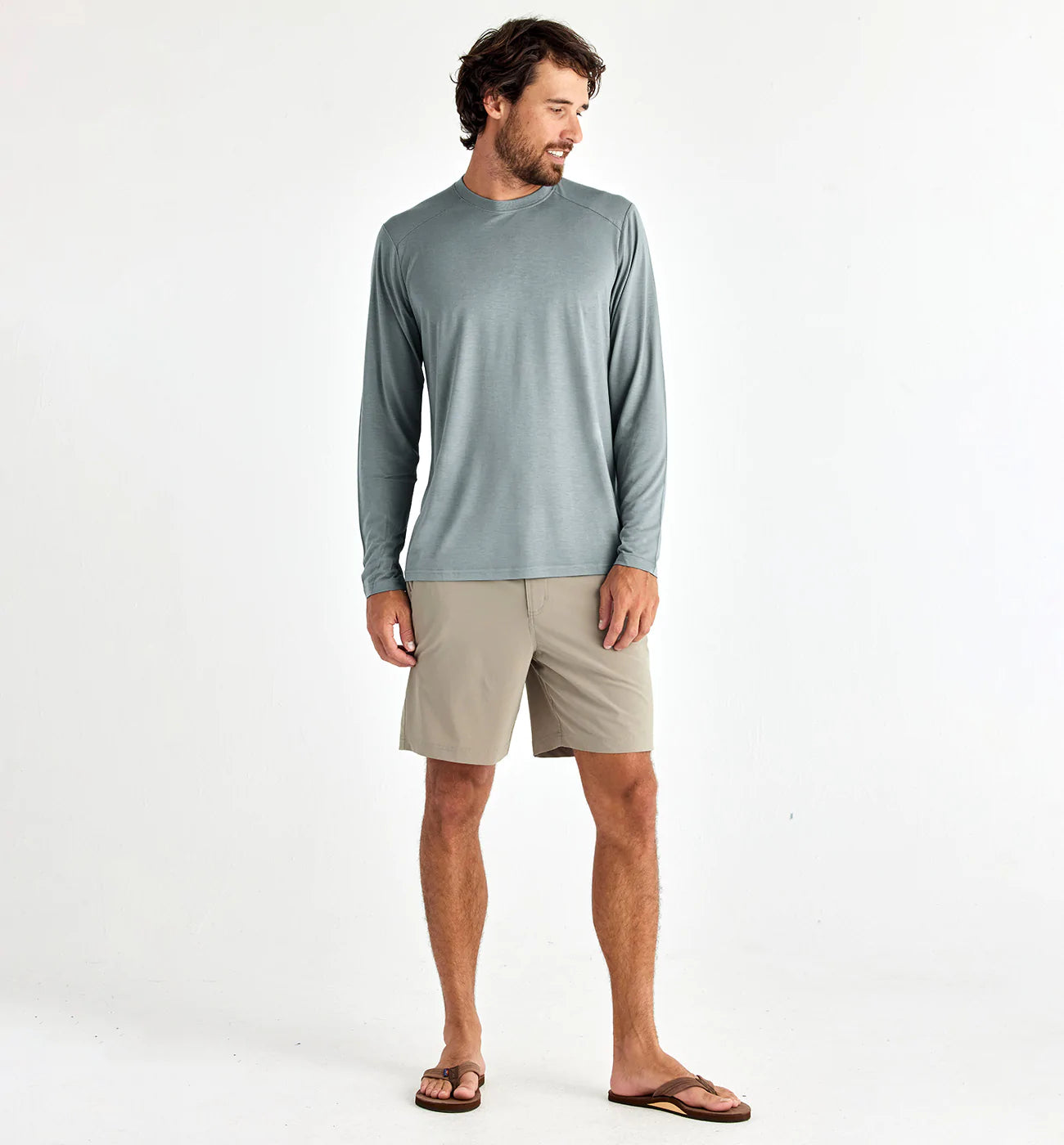 Free Fly Bamboo Lightweight Long Sleeve Shirt Men's (Slate)