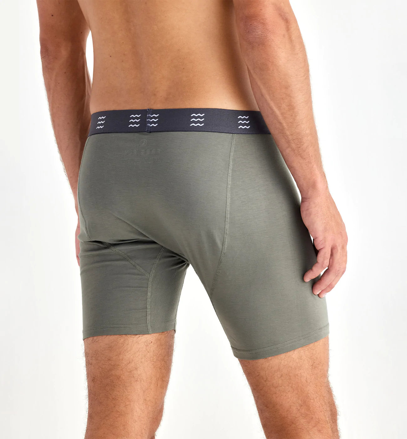 Boody Organic Bamboo Mens Underwear Boxer Shorts Briefs, Grey, Size S, M,  L, XL
