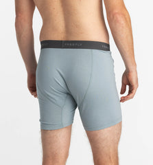 Fly Sweat Proof Mens Boxer Briefs with Sweat Pads and Silver