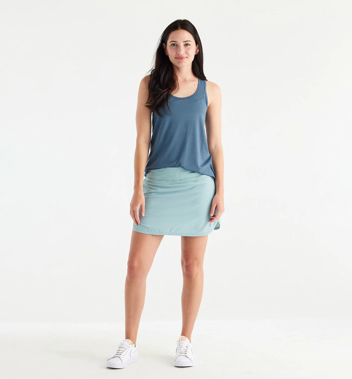 Women's Bamboo Motion Racerback Tank - Slate Blue