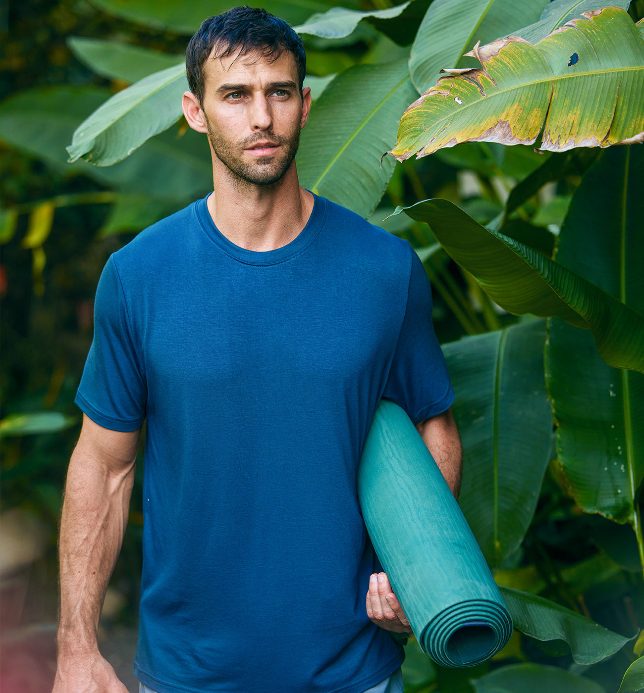 Men's Bamboo Motion Tee - Slate Blue – Free Fly Apparel