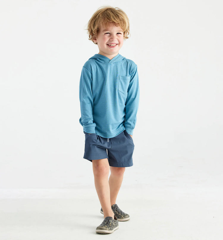 Toddler Bamboo Shade Hoodie - Bluestone