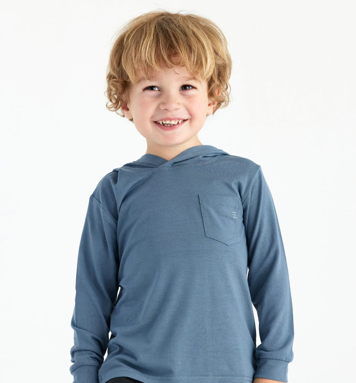 Toddler Bamboo Shade Hoodie - Slate Blue