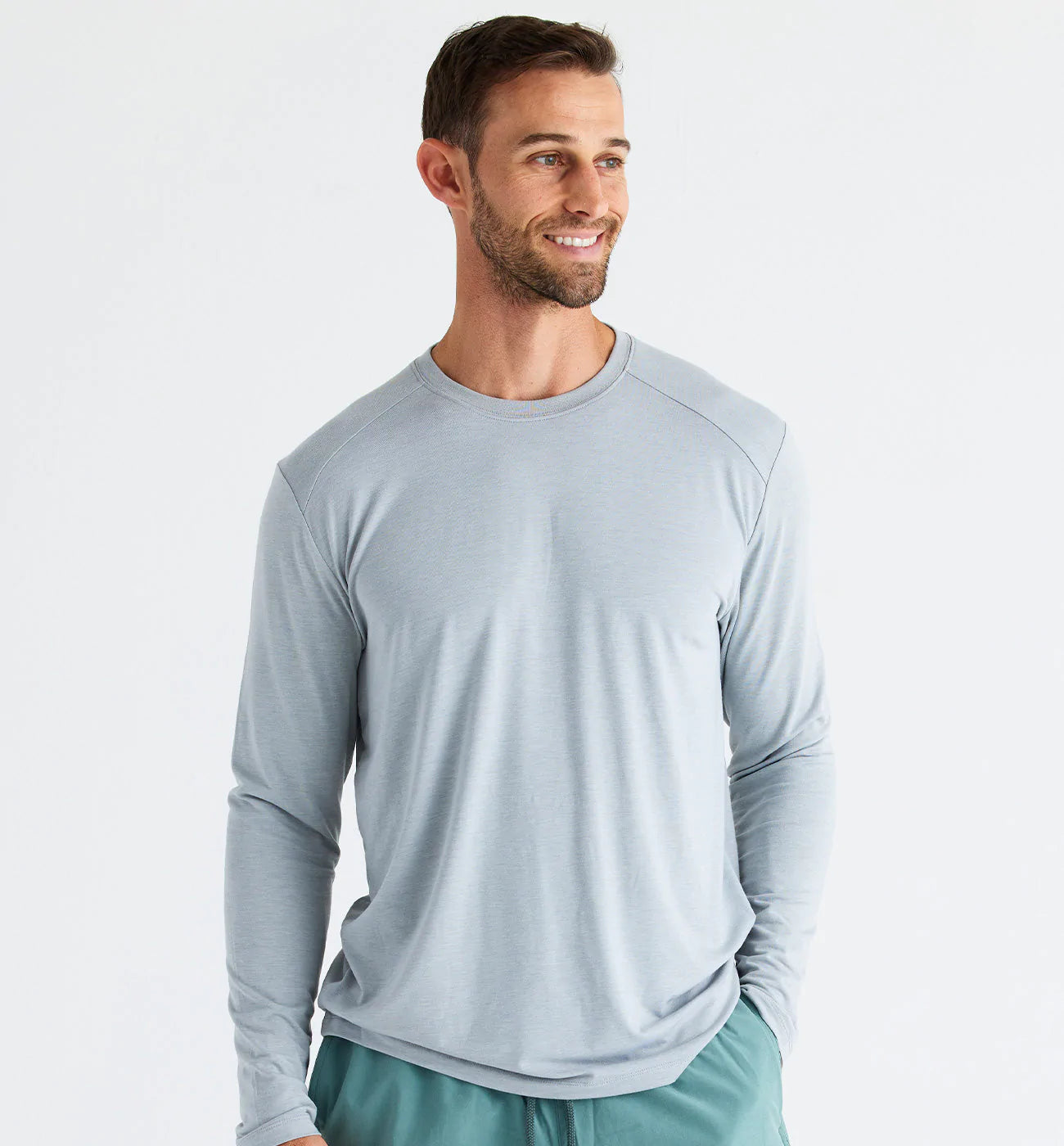 Nike men's pro heather long sleeve fitted shirt sales