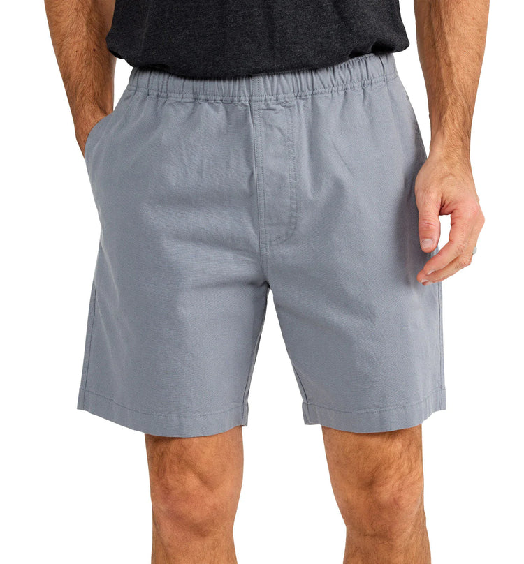 Men's Stretch Canvas Short – 7" - Slate