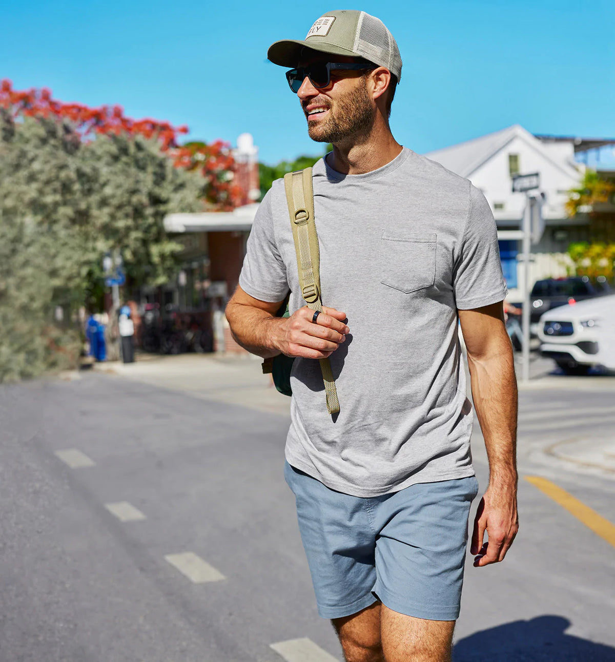 Men s Stretch Canvas 7 Short Free Fly Apparel