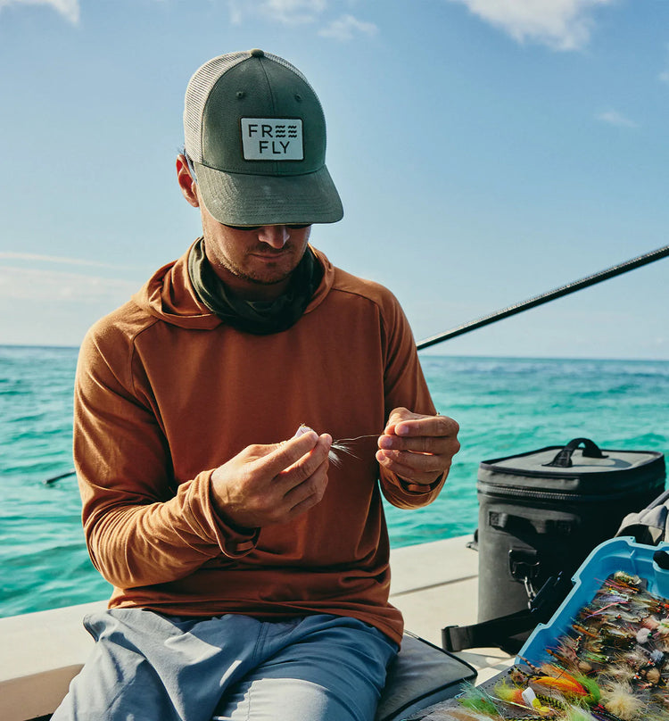 Wave Trucker Hat - Capers Green